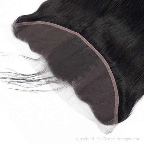 Top Quality High Digital Thin13*4 Lace Frontal Closure, Transparent Swiss Lace Frontal Vendor,Straight Transparent Lace Frontal